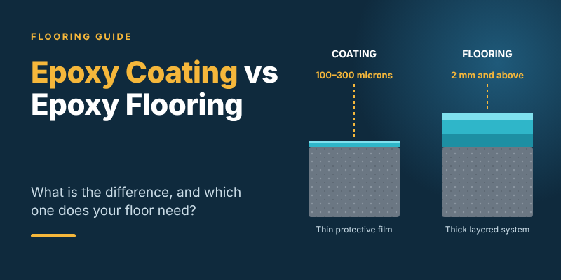 Epoxy Coating vs Epoxy Flooring: What Is the Difference